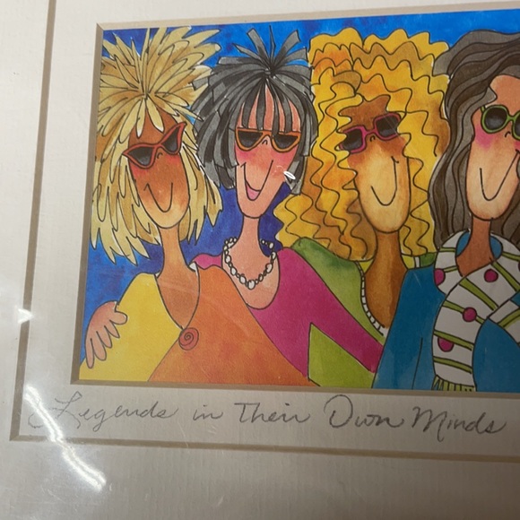 Suzy Toronto Matted Art Print “The Gathering of The Goddesses” 2003 - Picture 4 of 8